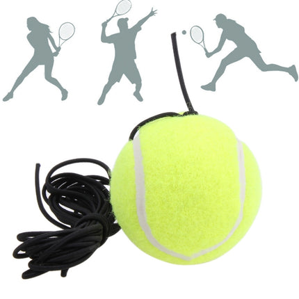 Tennis Trainer Set Rebound Baseboard Self-study Practice Training Tool Equipment Sport Exercise with Ball for Beginner, Random Color Delivery-garmade.com