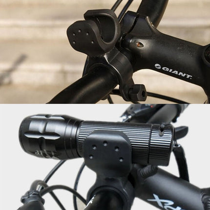5 PCS 360 Degrees Rotation Mount Holder Clip Clamp, for Bicycle Bike Flashlight-garmade.com