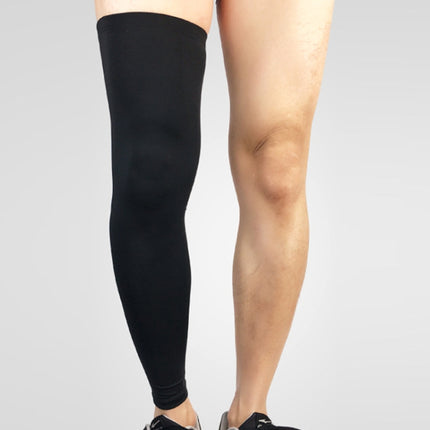 Professional Outdoor Sports Basketball Football Knee Pads Warm Compression Leg Protectors, Size: L-garmade.com