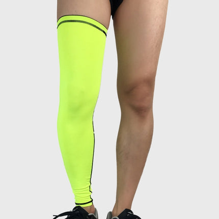 Outdoor Basketball Badminton Sports Knee Pad Riding Running Gear Long Breathable Protection Legs Pantyhose, Size: L-garmade.com