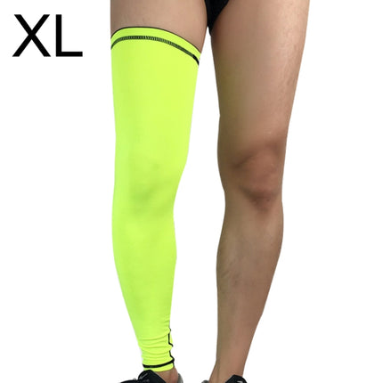 Outdoor Basketball Badminton Sports Knee Pad Riding Running Gear Long Breathable Protection Legs Pantyhose, Size: XL-garmade.com