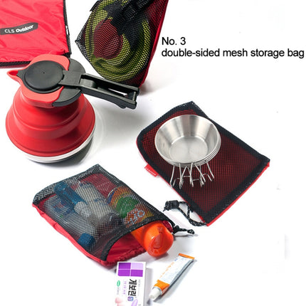 5 in 1 Multi-function Travel Portable Storage Camping Accessories Sorting Net Bag Set-garmade.com