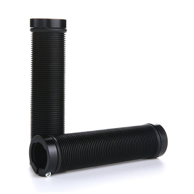 1 Pair AG15 Bicycle MTB Bike Lock-on Rubber Handlebar Grips(Black)-garmade.com