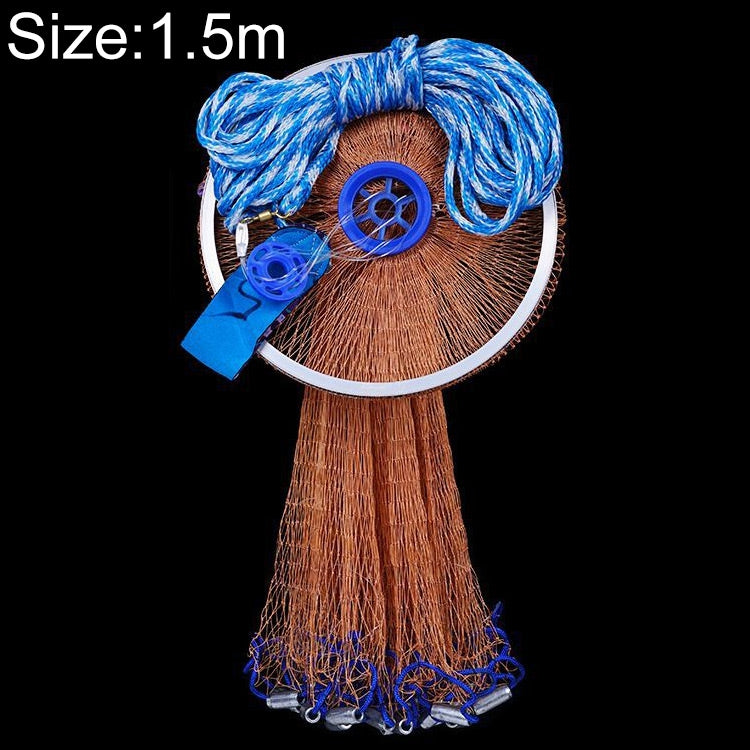 cast net for fishing pole American Easy Throw Cast Net Fishing Mesh Fishing Tackle – Garmade