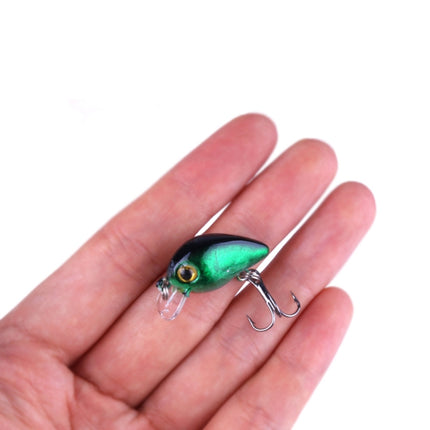 HENGJIA 10 PCS 3cm/1.5g Luya Rock Fishing Lures Bait Bionic Kit with Plastic Box-garmade.com