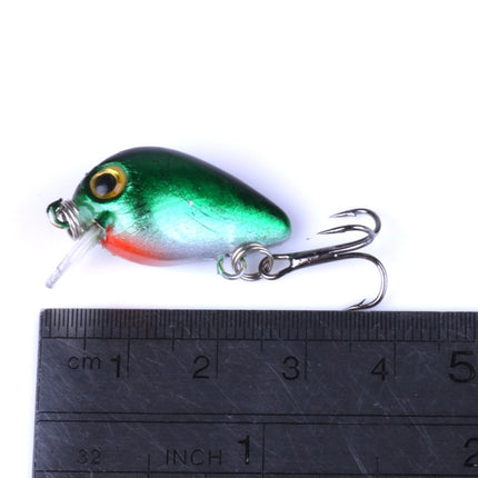 HENGJIA 10 PCS 3cm/1.5g Luya Rock Fishing Lures Bait Bionic Kit with Plastic Box-garmade.com