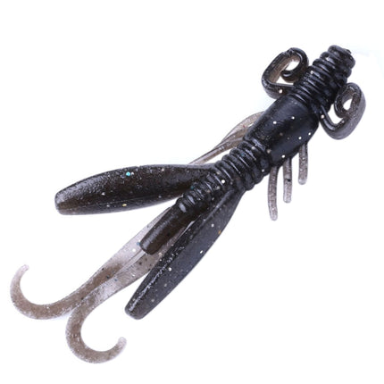 HENGJIA SO02250 5 PCS 9cm/12g Shrimp Shaped Soft Fishing Bait Artificial Cricket Bait-garmade.com