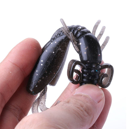HENGJIA SO02250 5 PCS 9cm/12g Shrimp Shaped Soft Fishing Bait Artificial Cricket Bait-garmade.com