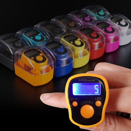 Multifunction Calorie Healthy Digital Electronic Pedometer Step Counter with Waist Clip, High Quality Ring Counter With LED Light, Electronic Finger Ring Counter, Random Color Delivery-garmade.com