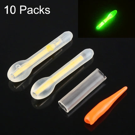 10 Packs Bulb Shape Luminous Float Night Fishing Light Stick, Visibility: 30m, Size: 3.0 x 25mm-garmade.com