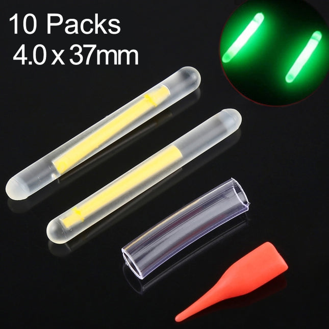 10 Packs OCEAN SUN Luminous Float Night Fishing Light Stick, Visibility: 25m, Size: 4.0 x 37mm-garmade.com