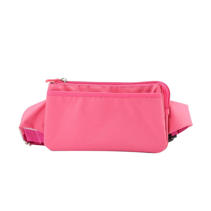 Multi-function Universal Outdoor Mobile Phone Bag Shoulder Bag Waist Bag, Size: 11 x 20cm (Magenta)-garmade.com
