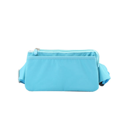 Multi-function Universal Outdoor Mobile Phone Bag Shoulder Bag Waist Bag, Size: 11 x 20cm (Baby Blue)-garmade.com