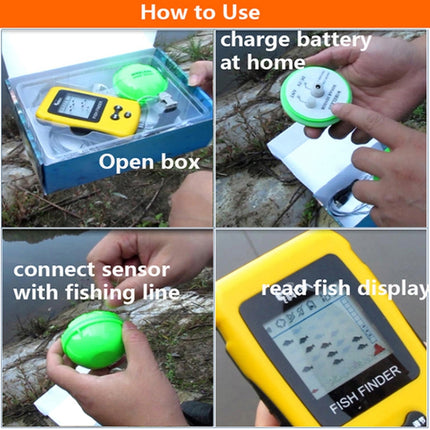 TL86 Portable Wireless Color Screen Fishing Device Fishfinder-garmade.com