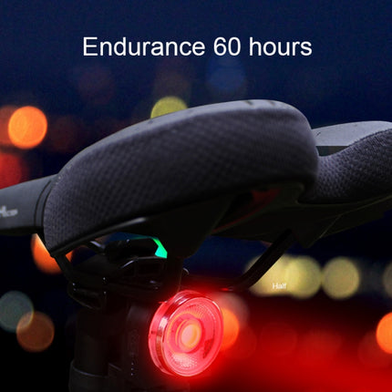 A0 IPX5 Waterproof Seven-color Bicycle USB Charging High Brightness Taillight-garmade.com