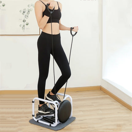 Stool Stepper Household Mini Hydraulic Silent Mountaineering Pedal Machine Multifunctional Fitness Stepper with Handle-garmade.com
