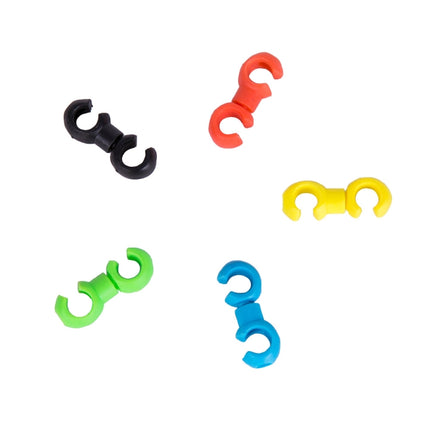 20 PCS ZTTO Bicycle MTB Brake Cable S Style Clips, Random Color Delivery-garmade.com