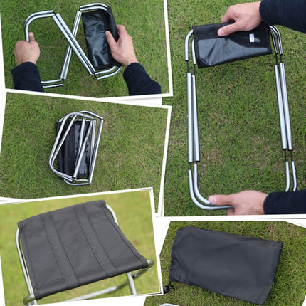 Outdoor Portable Folding Stool, Size: 25*22*26cm(Red)-garmade.com