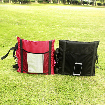 Outdoor Folding Seat Cushion With Backrest, Size: 78*40*2cm(Red)-garmade.com