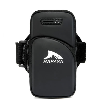 BAPASA A587 Outdoor Sports Fitness Mobile Phone Armband Bag (Black)-garmade.com