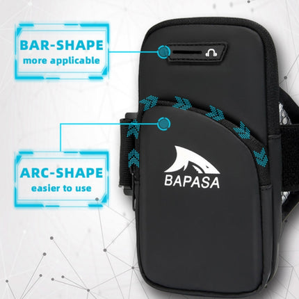BAPASA A587 Outdoor Sports Fitness Mobile Phone Armband Bag (Blue)-garmade.com