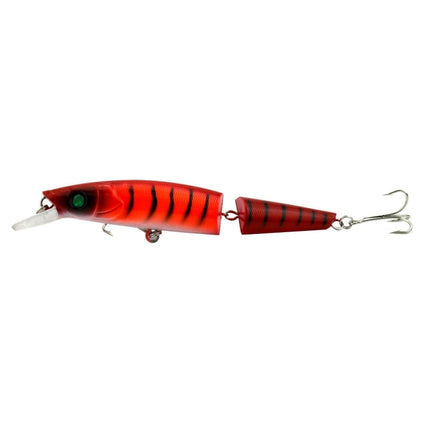 HENGJIA JM007-X 14cm 20.2g 2-section Plastic Hard Baits Artificial Fishing Lures with Treble Hook, Random Color Delivery-garmade.com