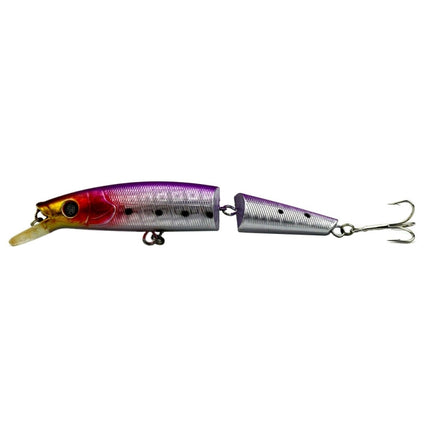 HENGJIA JM007-X 14cm 20.2g 2-section Plastic Hard Baits Artificial Fishing Lures with Treble Hook, Random Color Delivery-garmade.com