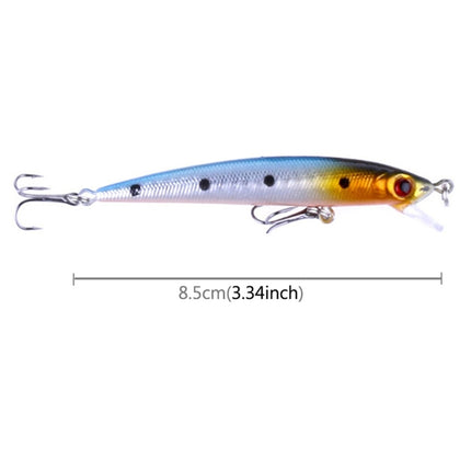 HENGJIA 5 PCS 8.5cm Minnow Plastic Hard Baits Fishing Lures Set Fishing Tackle Baits-garmade.com