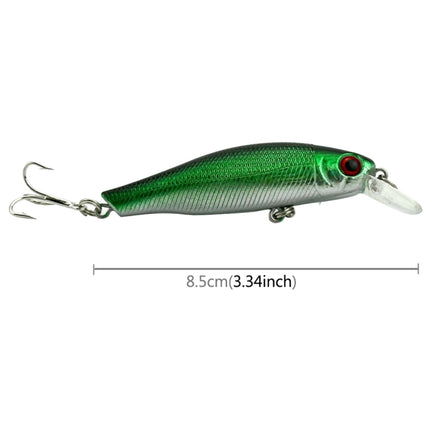 HENGJIA 6 PCS 8.5cm 8.9g Minnow Plastic Hard Baits Fishing Lures Set Fishing Tackle Baits-garmade.com