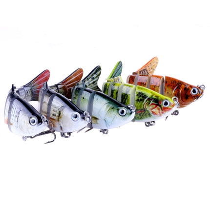 HENGJIA JM020 1# 11cm 18g Multi-section Plastic Hard Baits Fishing Lures Set Fishing Tackle Baits-garmade.com