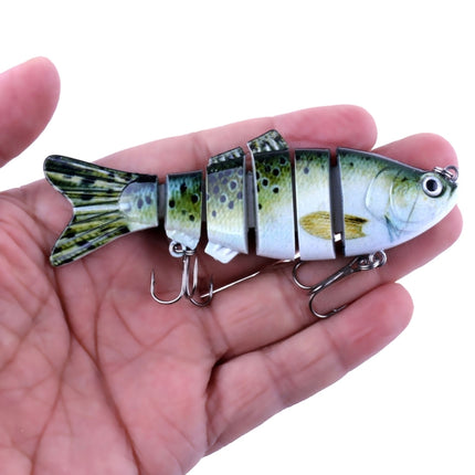 HENGJIA JM020 1# 11cm 18g Multi-section Plastic Hard Baits Fishing Lures Set Fishing Tackle Baits-garmade.com