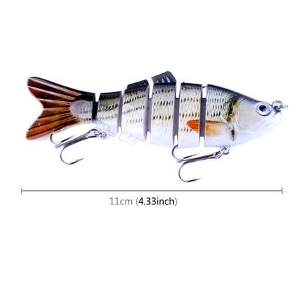 HENGJIA JM020 2# 11cm 18g Multi-section Plastic Hard Baits Fishing Lures Set Fishing Tackle Baitsg-garmade.com