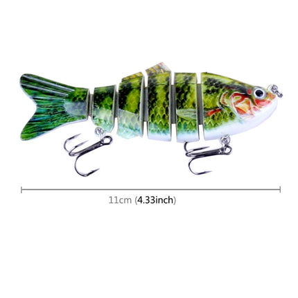 HENGJIA JM020 4# 11cm 18g Multi-section Plastic Hard Baits Fishing Lures Set Fishing Tackle Baits-garmade.com