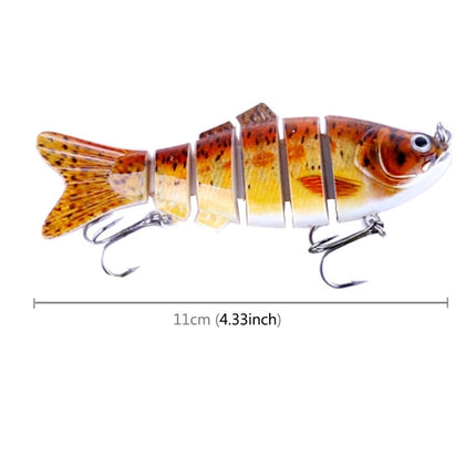 HENGJIA JM020 5# 11cm 18g Multi-section Plastic Hard Baits Fishing Lures Set Fishing Tackle Baits-garmade.com