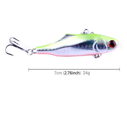 HENGJIA 5 PCS 7cm 24g Full Swimming Layer Plastic Hard Baits Fishing Lures Set Tackle Baits-garmade.com