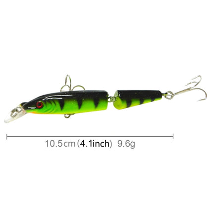 HENGJIA 5 PCS 10.5cm 9.6g 2-section Plastic Hard Baits Fishing Lures Set Tackle Baits-garmade.com