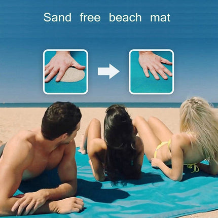 Sand Free Mat Lightweight Foldable Outdoor Picnic Mattress Camping Cushion Beach Mat, Size: 2x2m(Green)-garmade.com