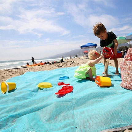 Sand Free Mat Lightweight Foldable Outdoor Picnic Mattress Camping Cushion Beach Mat, Size: 2x2m(Green)-garmade.com