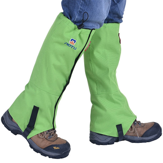 Aotu AT8909 125cm Outdoor Camping Waterproof Snow Shoes Covers Oxford Cloth Anti-mosquito Foot Covers(Green)-garmade.com