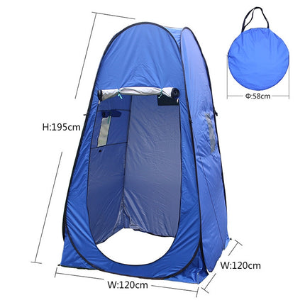 Aotu AT6516 Clothes Changing Bathing Tent with Window, Size: 195x150x150cm(Blue)-garmade.com