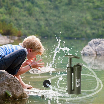 Aotu AT6630 Outdoor Camp Soldier Portable Filter Water Purifier-garmade.com