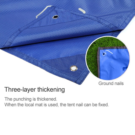 3 in 1 Aotu AT6927 Multifunctional Outdoor Camp Riding Raincoat Picnic Blanket, Size: 217x143cm(Blue)-garmade.com