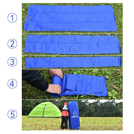 Aotu AT6241 Outdoor Camping Inflatable Cushion TPU Air Mattress, Size: 190x57x5.5cm(Blue)-garmade.com