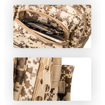 INDEPMAN DL-B002A Fashion Camouflage Style Men Oxford Cloth Backpack Shoulders Bag 25L Outdoors Hiking Camping Travelling Bag 3P Package with Expanded MOLLE & IND Shoulder Pad & Adjustable Shoulder Strap, Size: 43 x 26 x 23 cm-garmade.com