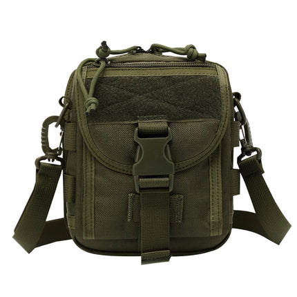 INDEPMAN DL-B020 Fashion Army Style Oxford Cloth Package Crossbody Bag Shoulder Sling Bag Hand Bag Messenger Bag, Size: 17 x 15 x 8 cm-garmade.com