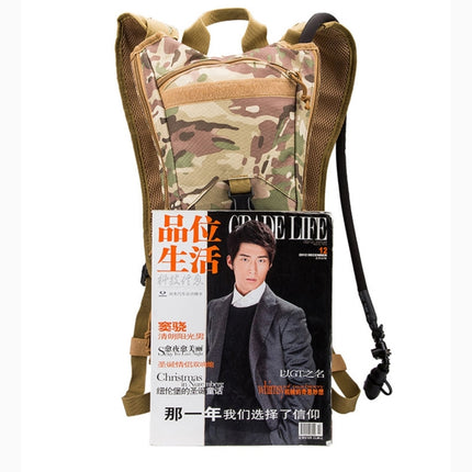 INDEPMAN DL-B005 Superlight Fashion Army Style Oxford Cloth Shell Fabric Backpack Shoulders Bag with 3L Outdoors Hiking Camping Travelling Water Bag, Size: 42 x 25 x 23 cm-garmade.com