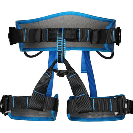 XINDA XDA9516 Outdoor Rock Climbing Polyester High-strength Wire Adjustable Downhill Whole Body Safety Belt(Blue)-garmade.com