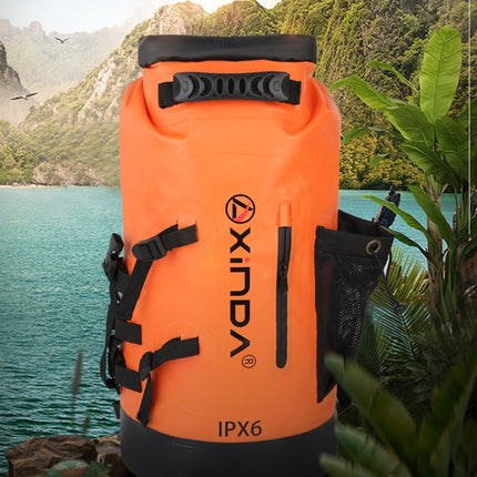 XINDA H-BAG03 20L Outdoor Waterproof Upstream Storage Shoulder Mountaineering Bag(Orange)-garmade.com