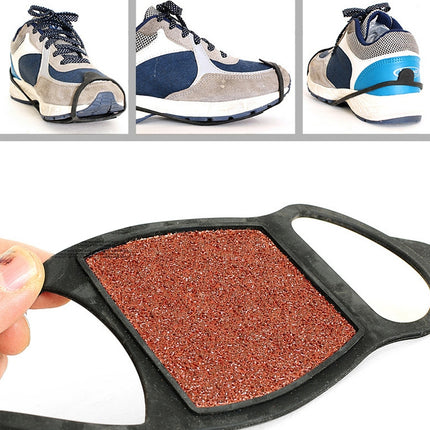 1 Pair Double Sided Coarse Sand Outdoor Non-slip Shoes Covers for Ice Snow Ground-garmade.com