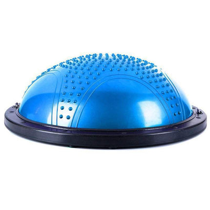 Explosion-proof Yoga Ball Sport Fitness Ball Balance Ball with Massage Point, Diameter: 60cm(Blue)-garmade.com